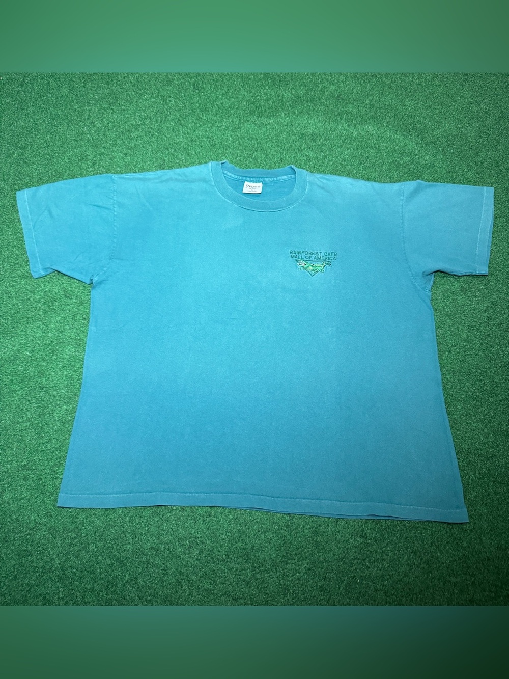 Rainforest Cafe Mall Of America Vintage T Shirt L/XL 26x27 90s Single Stitch